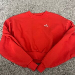 ALO Yoga Red Sweater